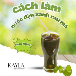 cách làm nước đậu xanh rau má tại nhà