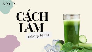 cách làm nước ép bí đao chuẩn vị