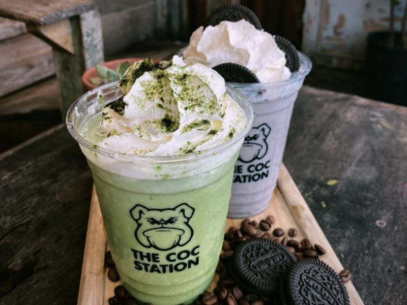 Cách làm Oreo matcha đá xay