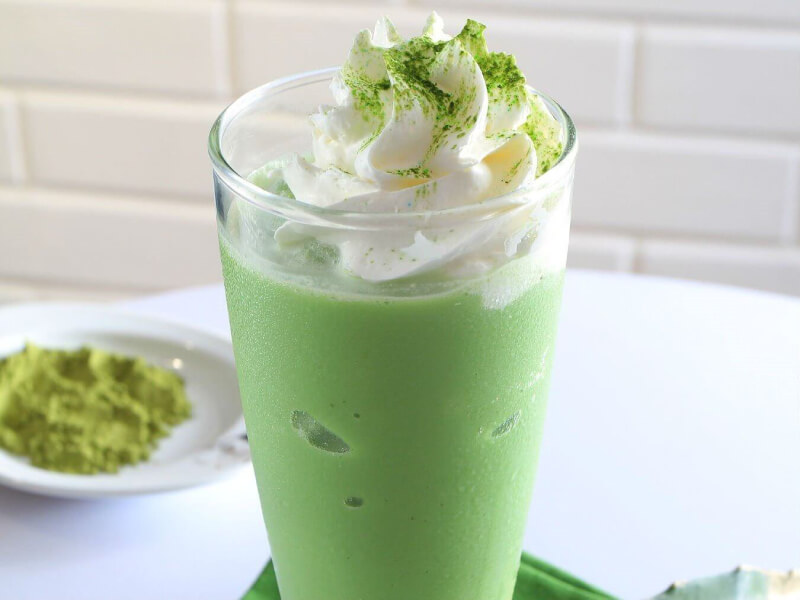 matcha bạc hà đá xay