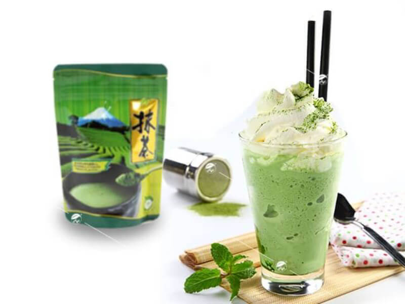 matcha bạc hà đá xay