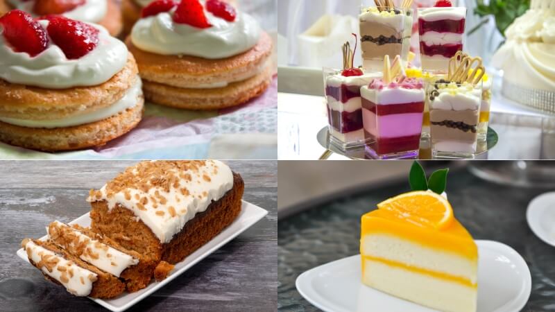các loại bánh ngọt dễ làm không cần lò nướng