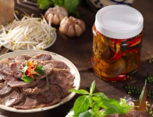 cách làm bắp bò ngâm mắm