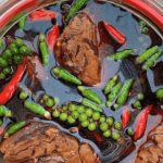 cách làm bắp bò ngâm xì dầu