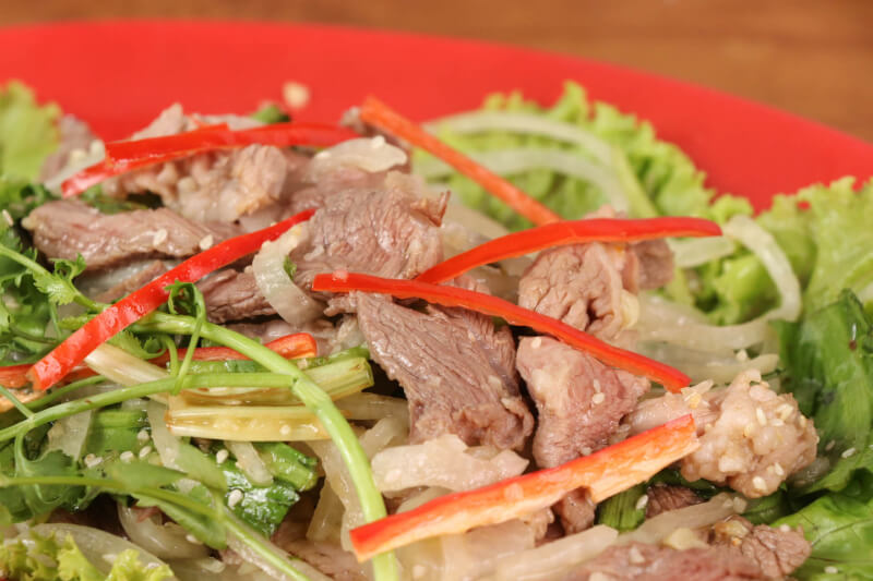 cách làm gỏi bò bóp thấu