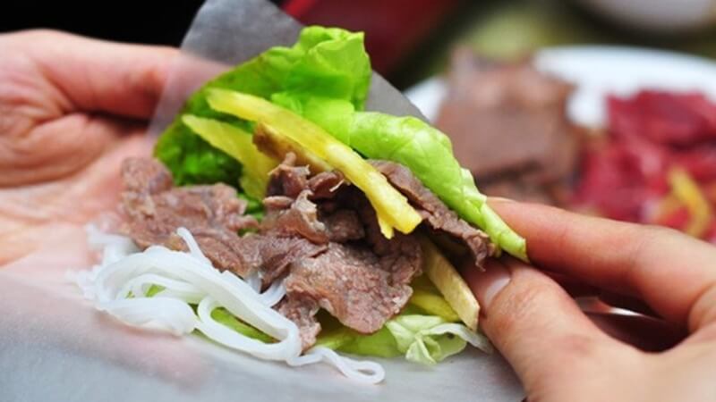 cách làm bò nhúng dấm