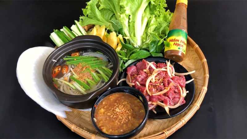 cách làm bò nhúng mẻ