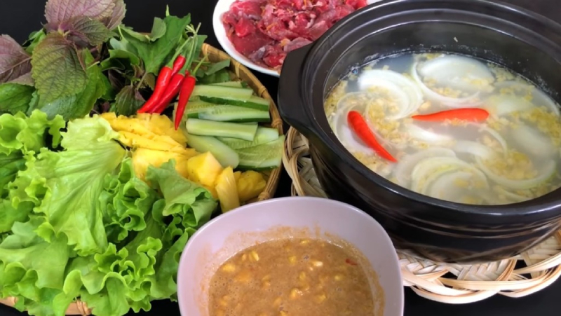 cách làm bò nhúng mẻ