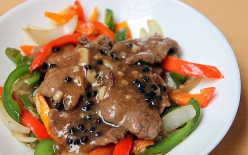 cách làm bò sốt tiêu đen