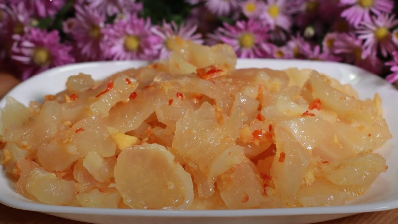 cách làm gân bò chua ngọt