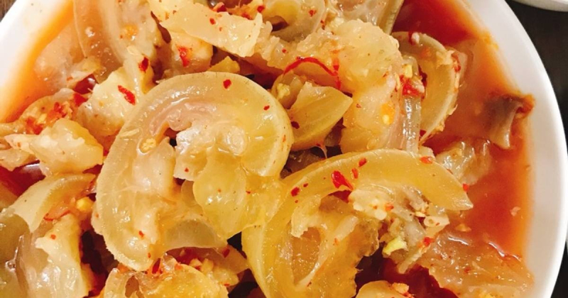 cách làm gân bò chua ngọt