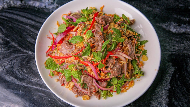cách làm gỏi bò