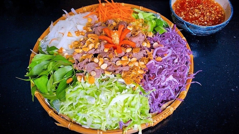 cách làm gỏi bò
