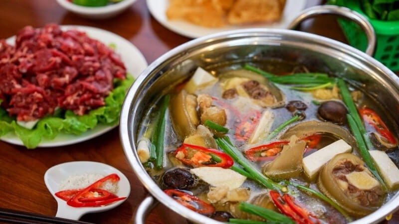 cách làm lẩu đuôi bò