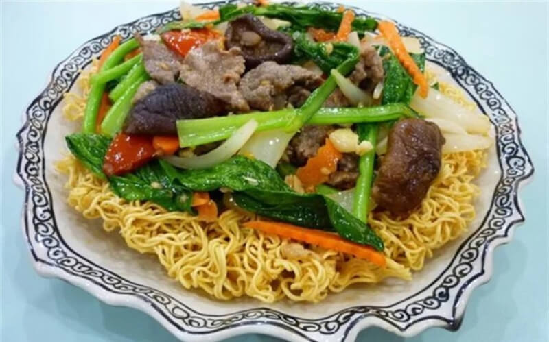 cách làm mì xào bò
