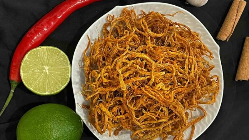 cách làm bò khô sợi