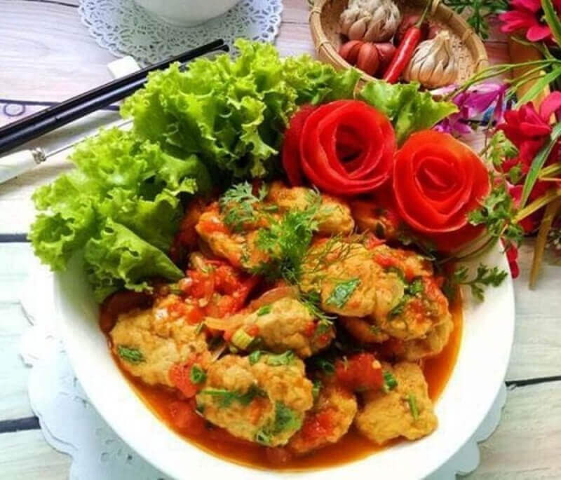 cách nấu món chả mực