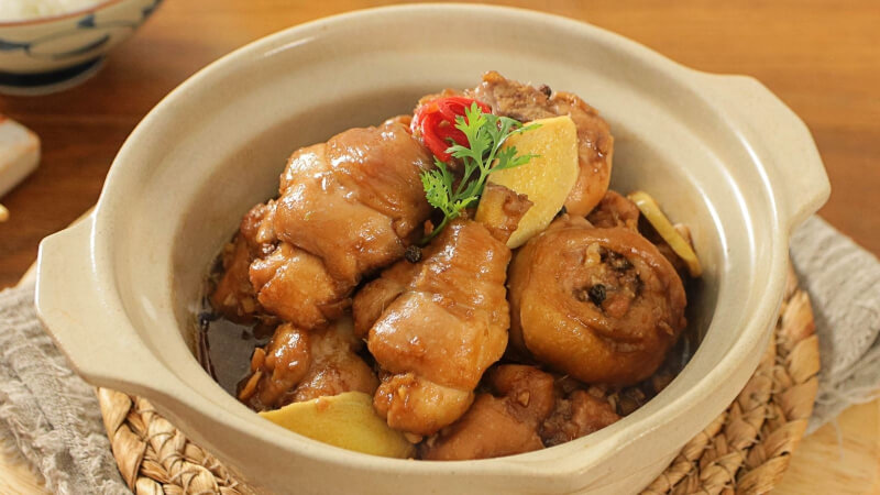 cách nấu món gà kho gừng ngon