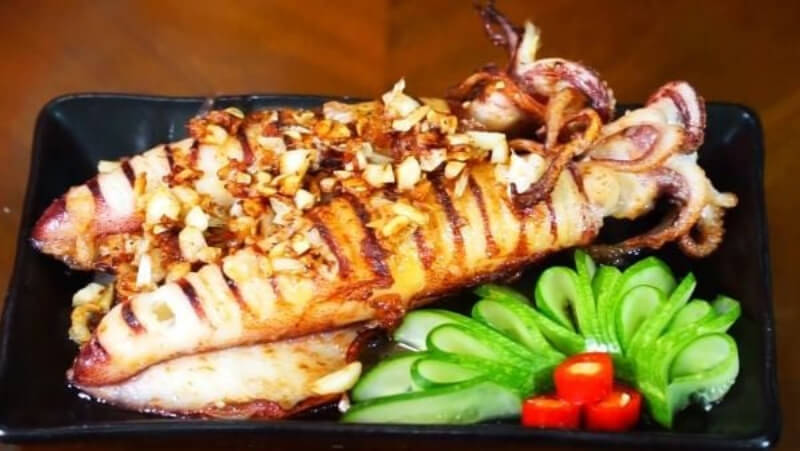 cách nấu món mực chiên bơ