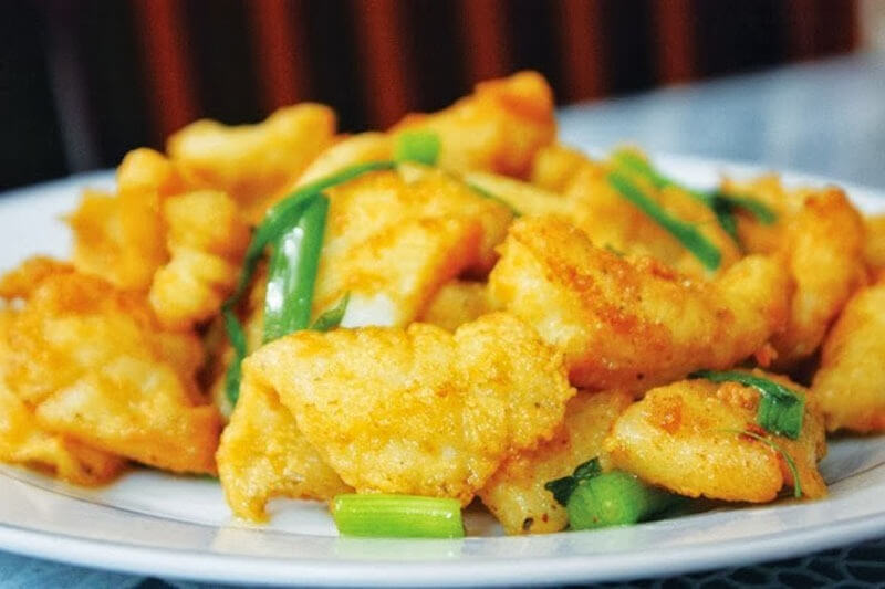 cách nấu món mực chiên bơ