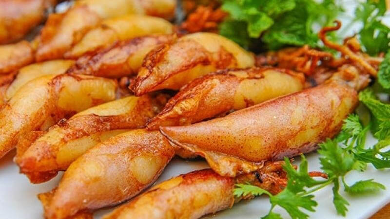 Cách nấu món mực chiên nước mắm