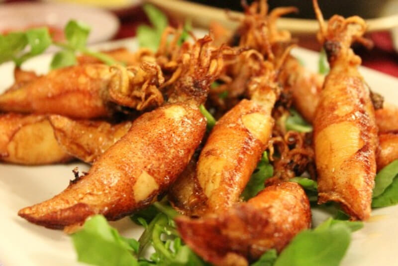 Cách nấu món mực chiên nước mắm