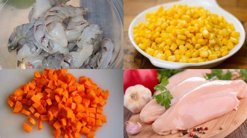 cách nấu món súp tôm gà