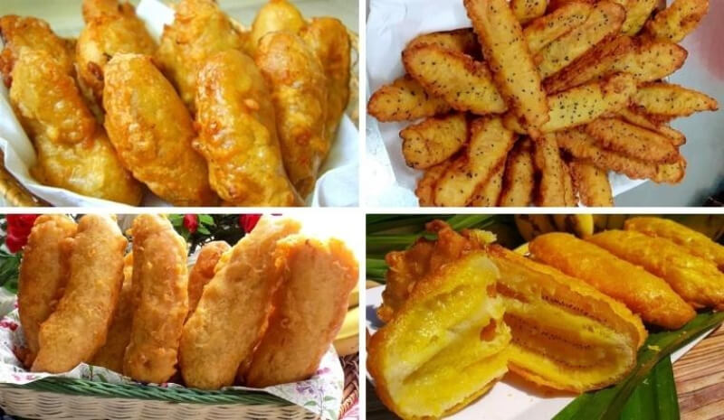 cách làm bánh chuối chiên