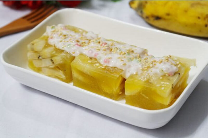 cách làm bánh chuối hấp