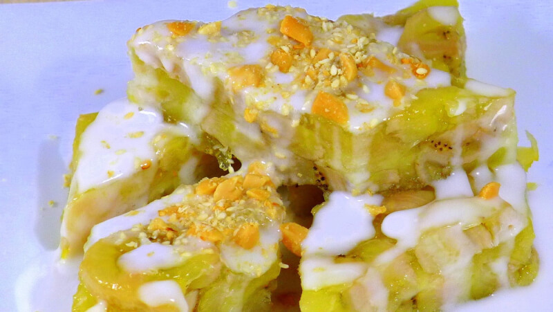 cách làm bánh chuối hấp