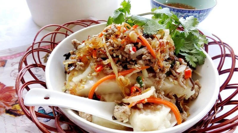 cách làm bánh đúc mặn