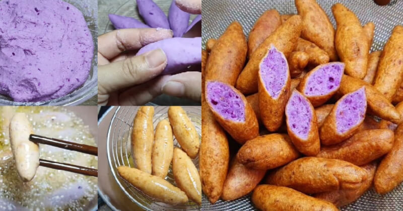 cách làm bánh khoai