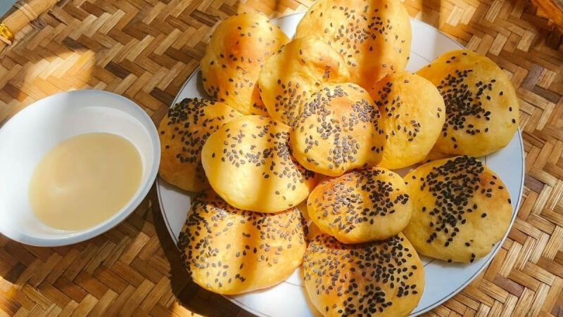 cách làm bánh khoai lang