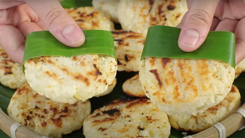 cách làm bánh khoai mì nướng