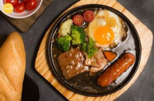 cách làm bánh mì chảo