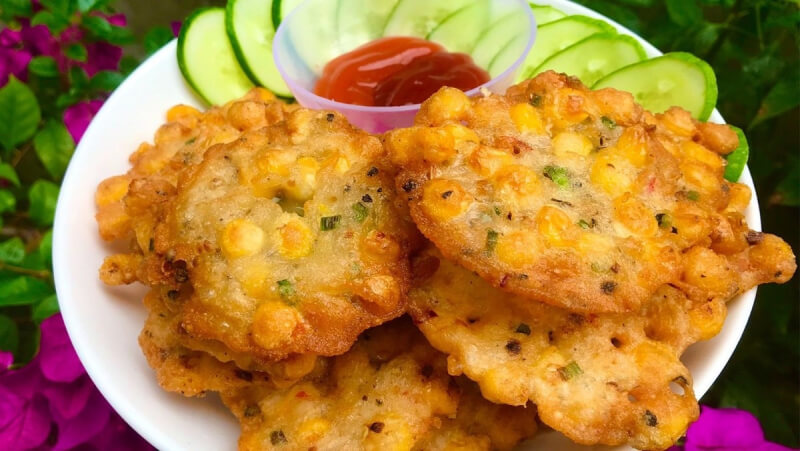 cách làm bánh ngô