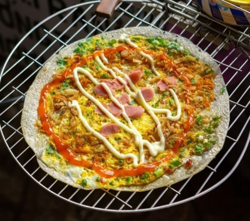 cách làm bánh tráng nướng