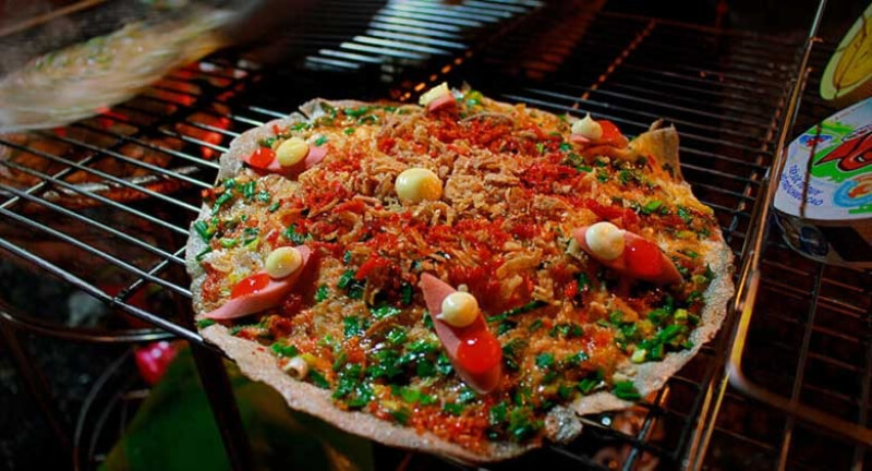 cách làm bánh tráng nướng