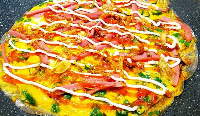 cách làm bánh tráng nướng