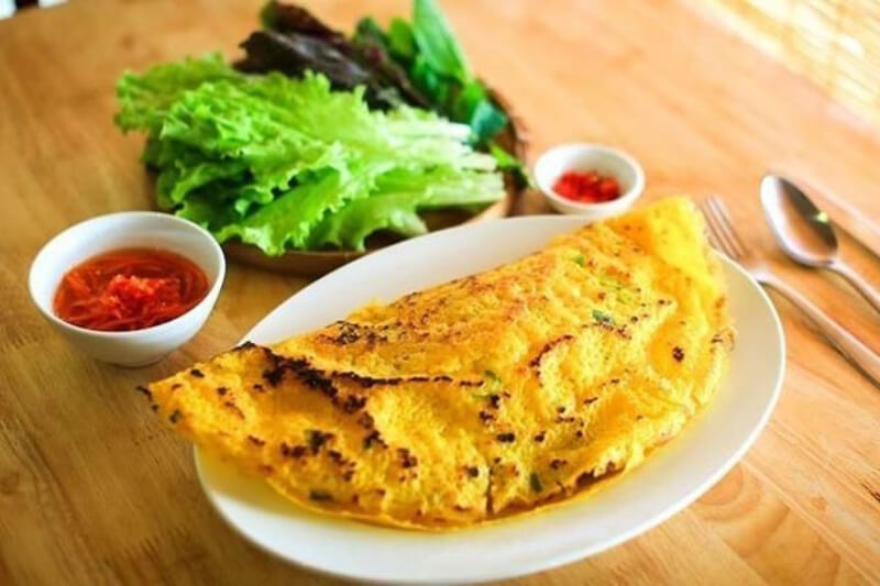 cách làm bánh xèo