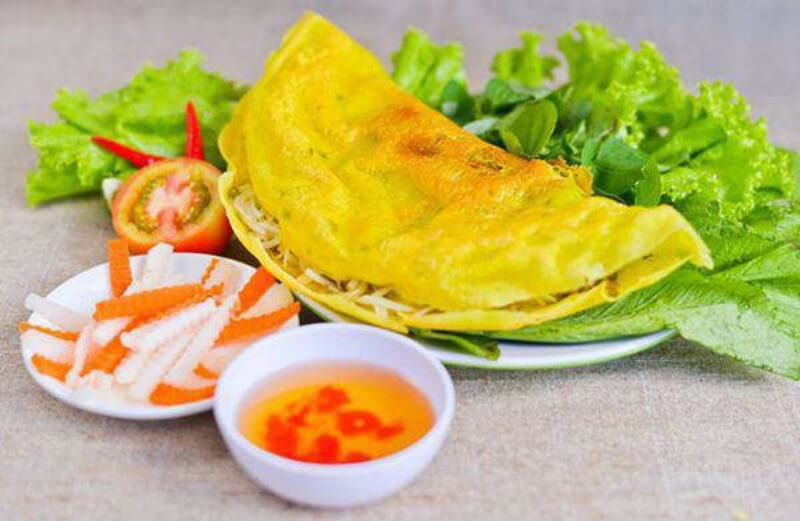 cách làm bánh xèo