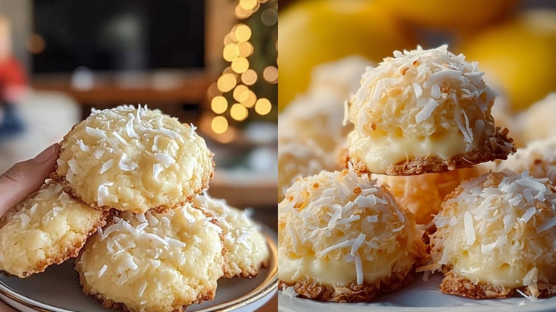 cách làm bánh dừa nướng