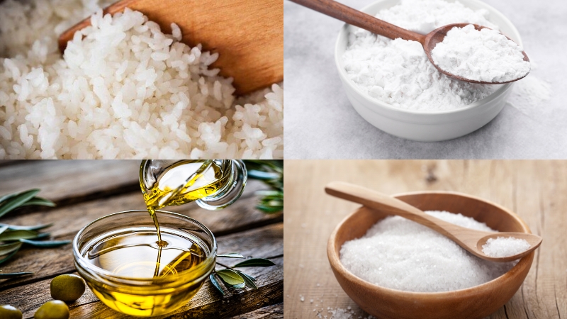 cách làm bánh gạo bằng cơm nguội