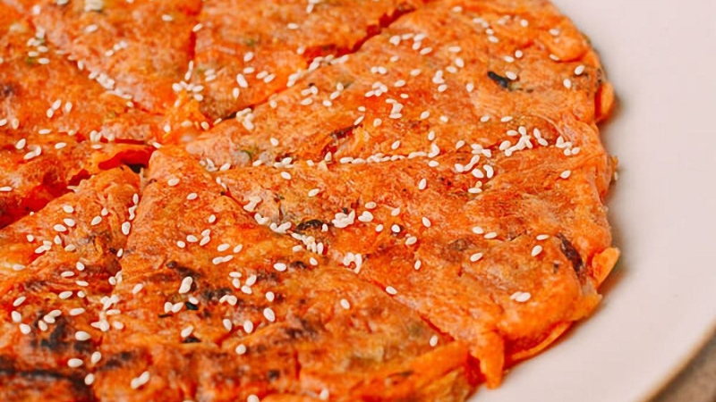 cách làm bánh kimchi