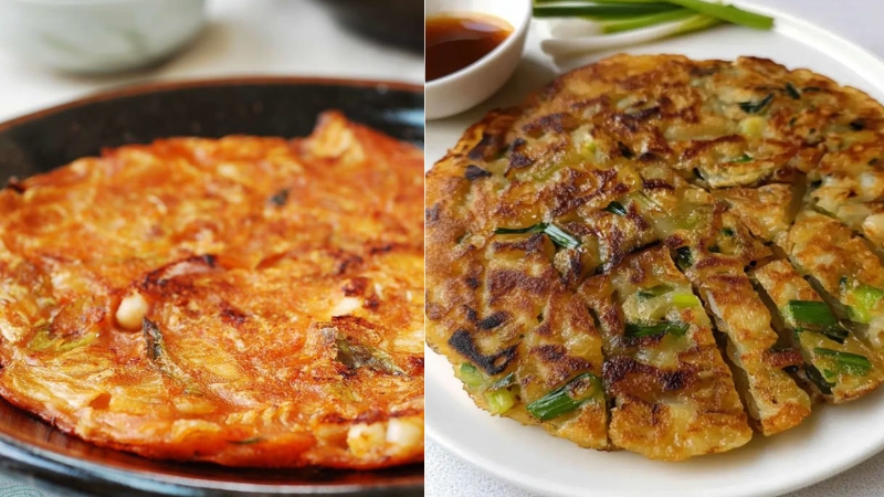 cách làm bánh kimchi