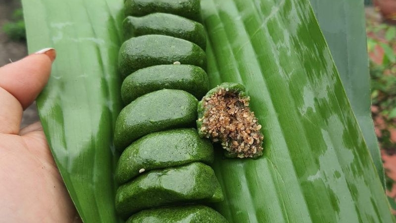cách làm bánh lá ngải