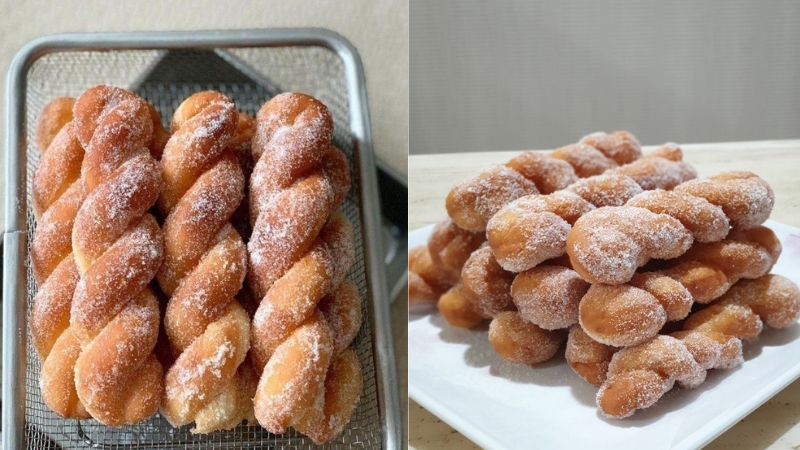 cách làm bánh rán đường
