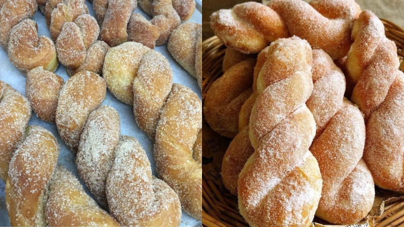 cách làm bánh rán đường