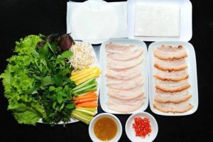 cách làm bánh tráng cuốn