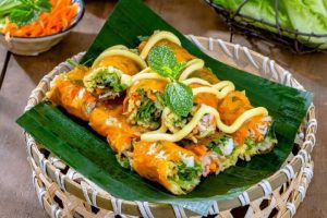 cách làm bánh tráng cuốn
